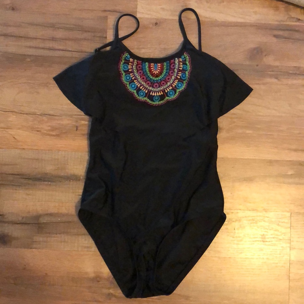 Girls one piece swimsuit size 12. H and H